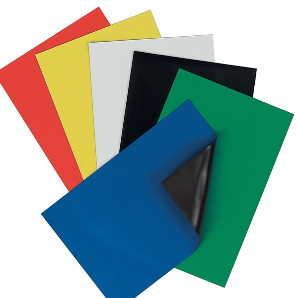 A4 Magnetic Coloured Whiteboard Sheets